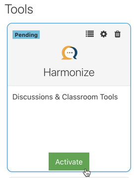 Moodle Manage Tools Harmonize Listing