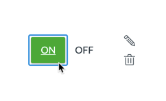Screenshot of API Key toggled on.