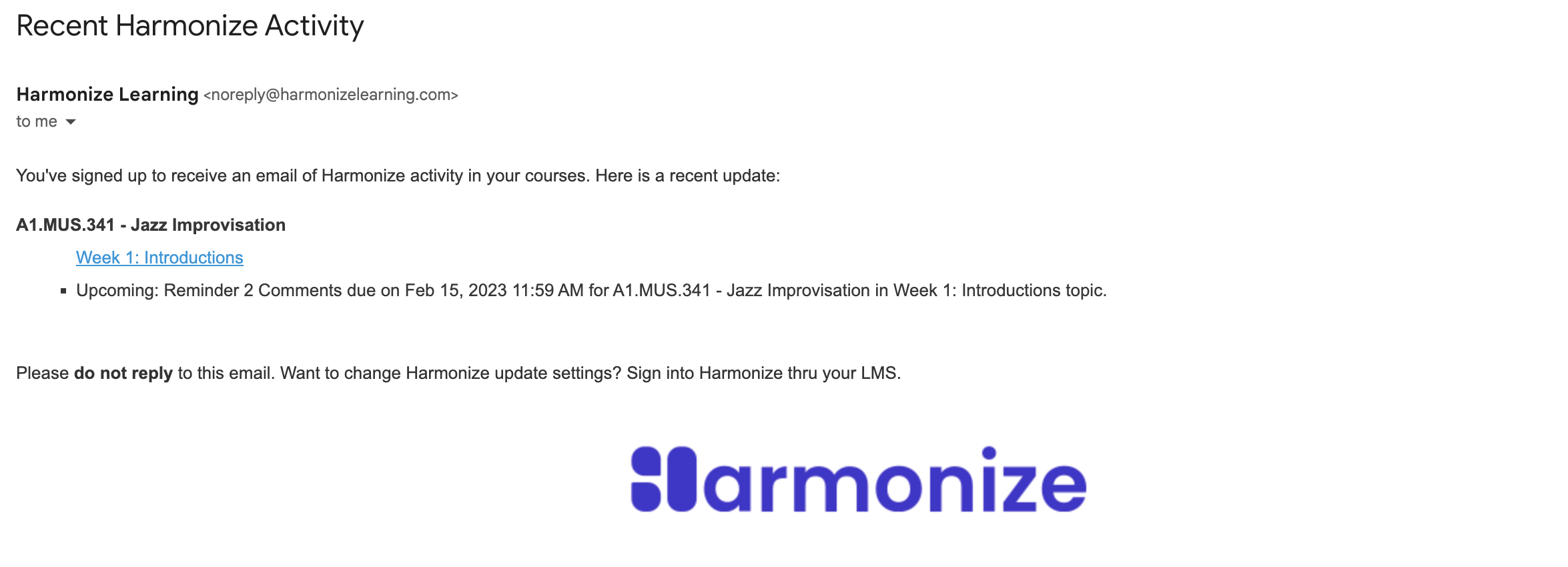 Email Notification: Upcoming Milestone Reminder