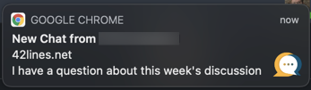 Sample Notification