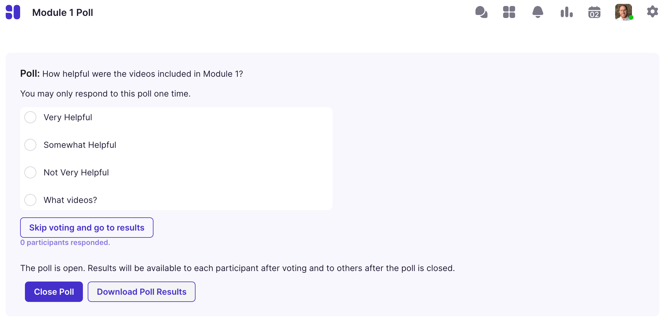 Creating Standalone Polls In Canvas Harmonize