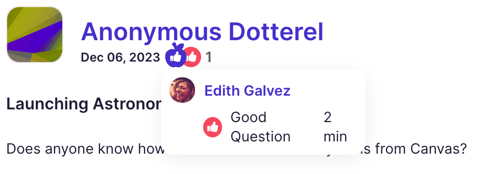 Question & Answer: Endorsements List