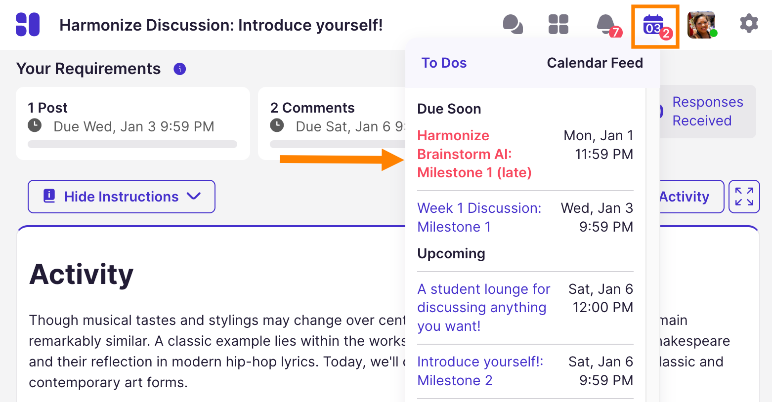 To Dos Drawer: List of To Dos