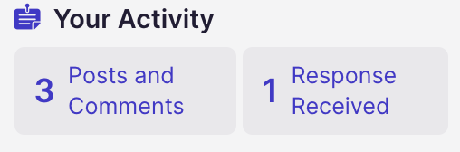 Discussion: Student Your Activity Counts