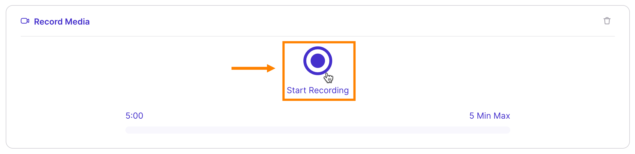 Discussion: Record Media Row Audio Recorder Start Recording Button