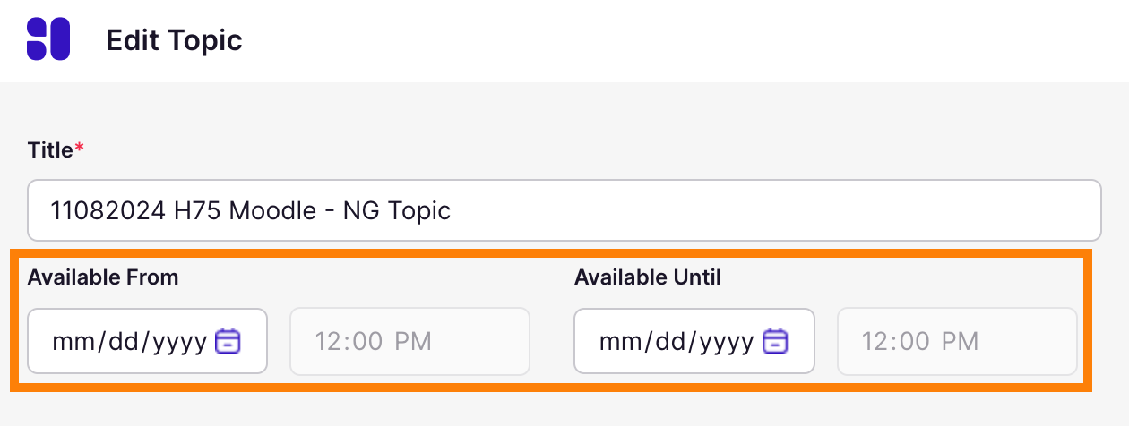 Date fields in Harmonize editor