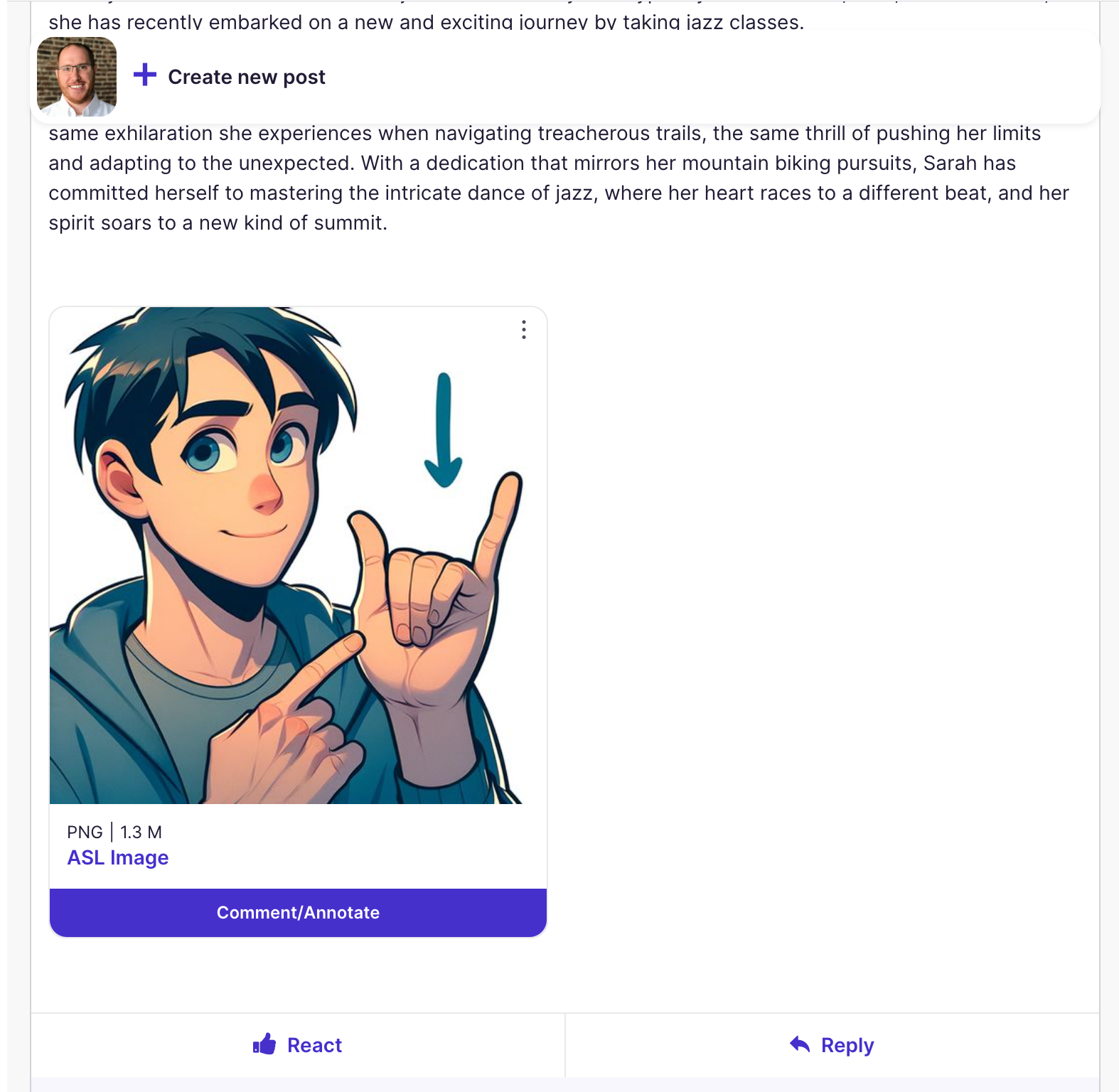 Discussion: Comment/Annotate Button on Image