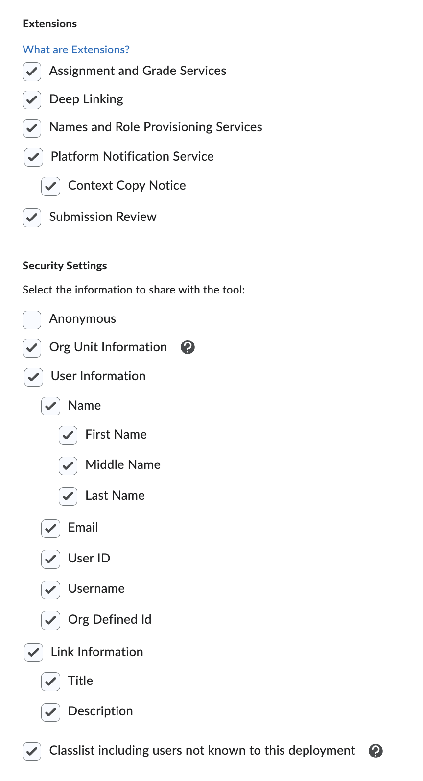 Brightspace Setup - Deployment Extensions and Security Settings.png