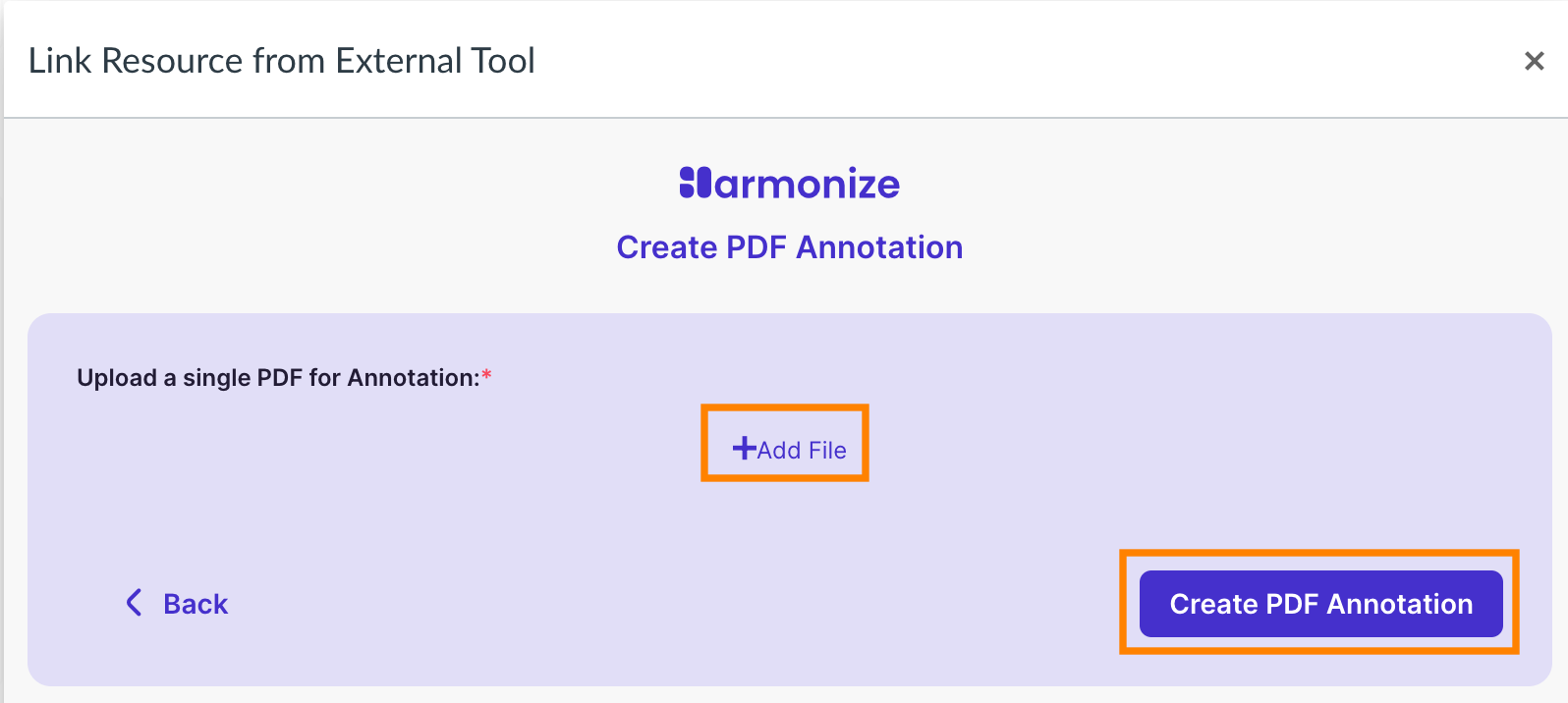 Resource Selector: Create Graded PDF Annotation in Canvas