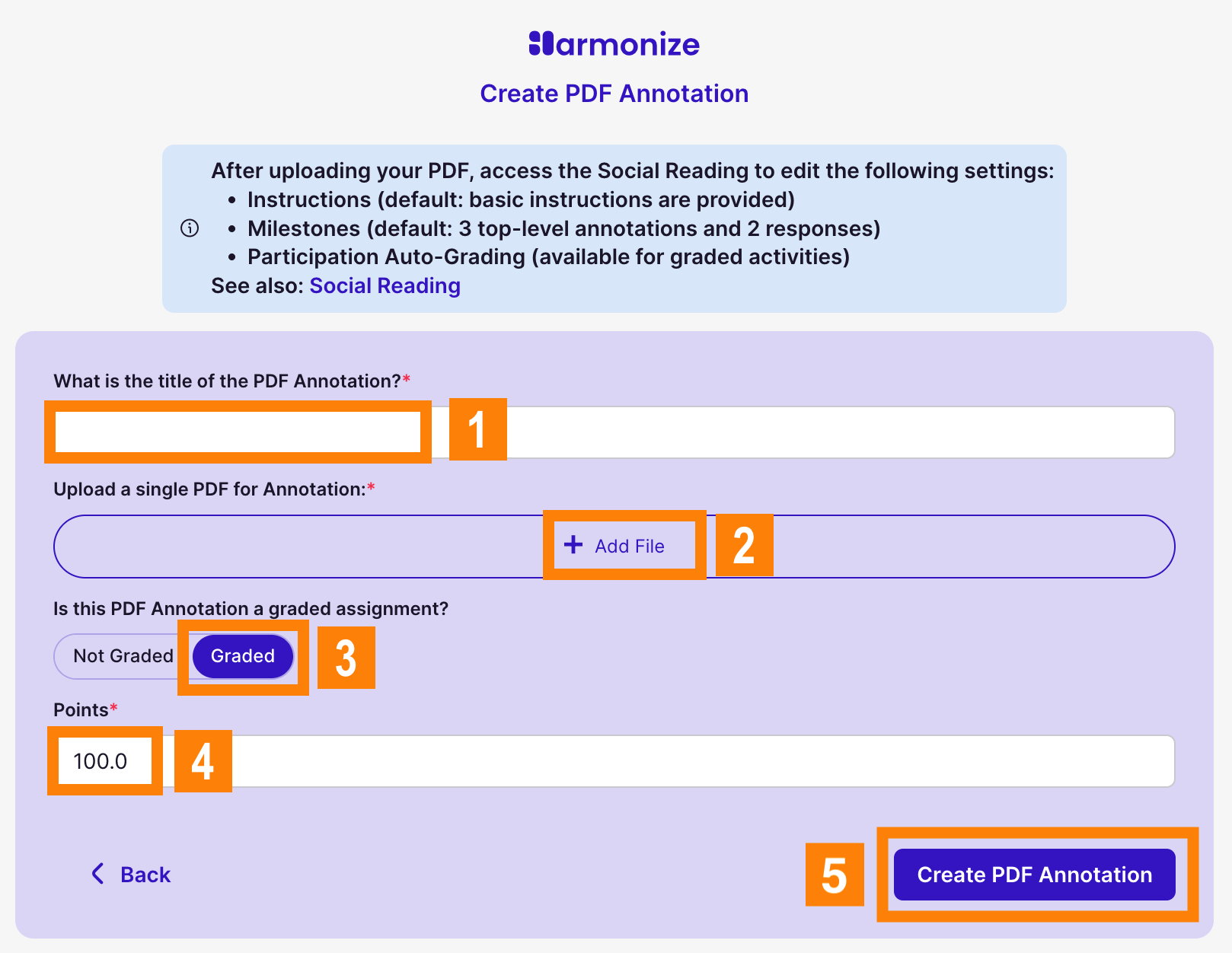Create PDF Annotation Window